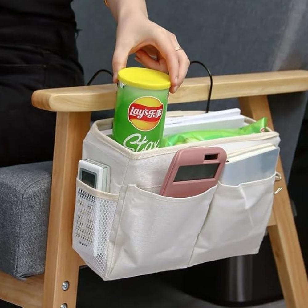 EcoCharm: Hanging Organizer Bag – minimalist, durable & versatile for accessories & everyday items