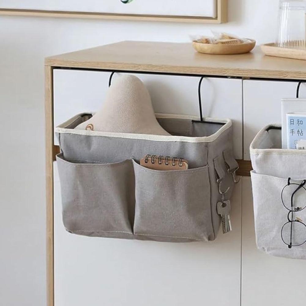 EcoCharm: Hanging Organizer Bag – minimalist, durable & versatile for accessories & everyday items