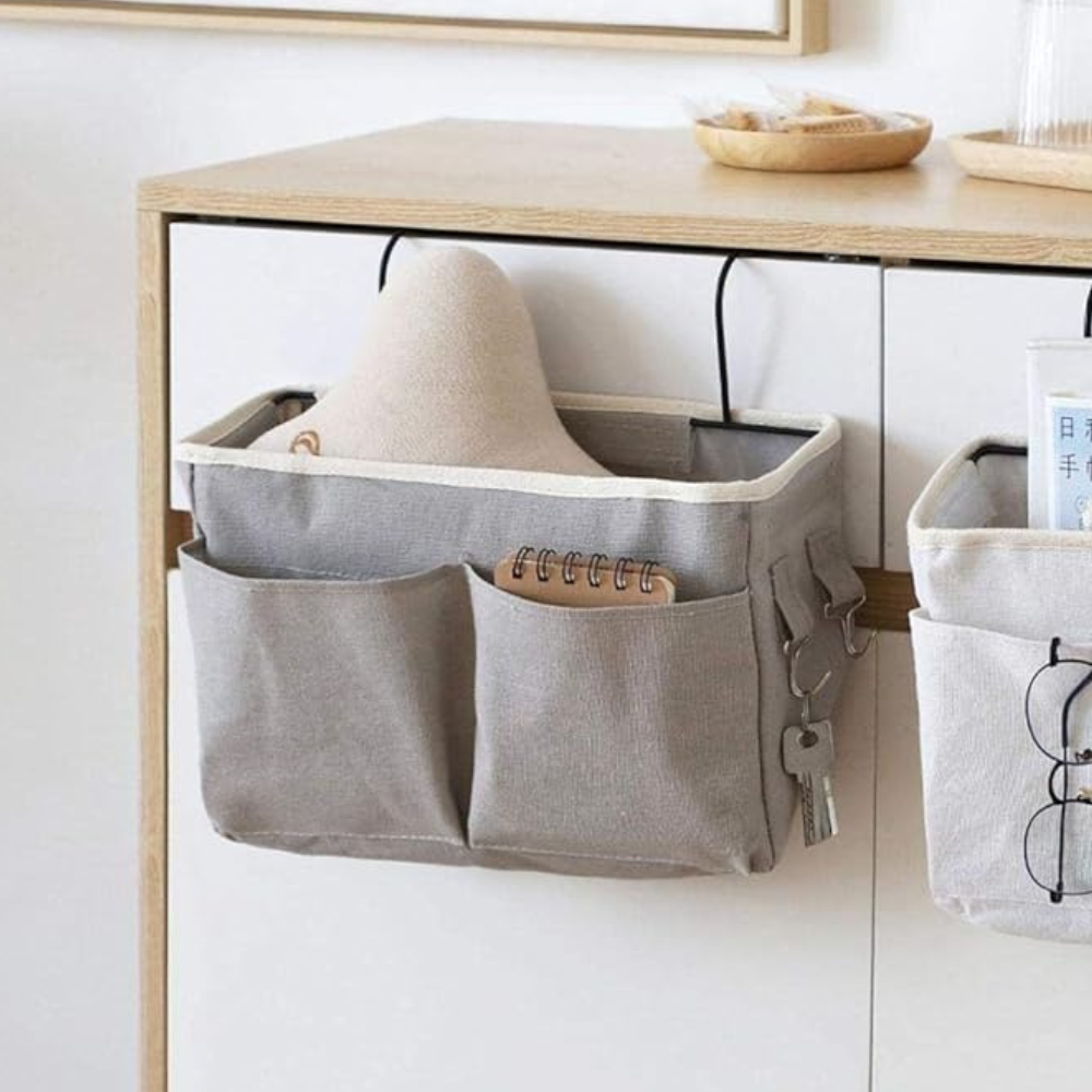 EcoCharm: Hanging Organizer Bag – minimalist, durable & versatile for accessories & everyday items