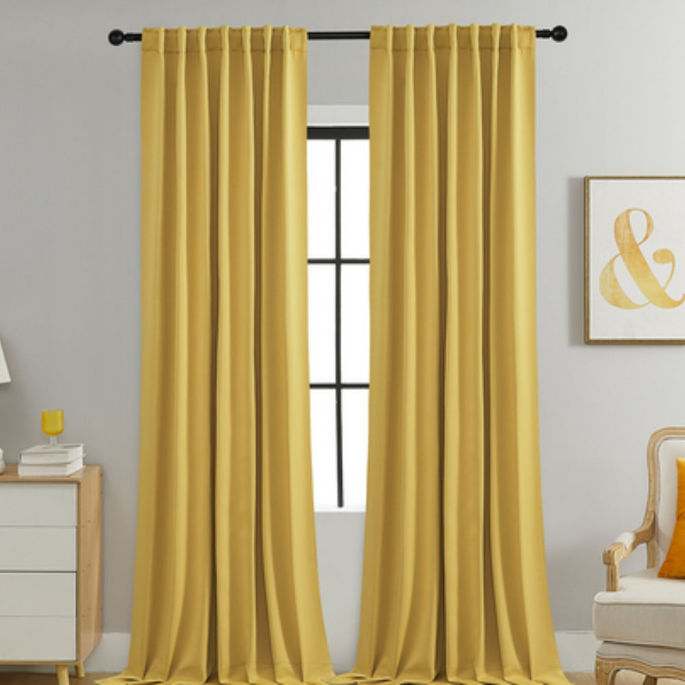EcoGuard: Blackout Curtain with Thermal Insulation – Energy Efficient & Easy Care for Modern Spaces
