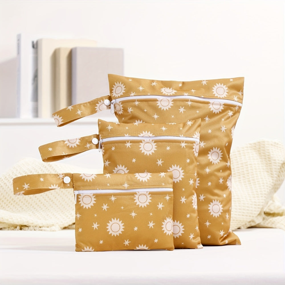 ÖkoKinder: Washable Storage Bag – Sustainable, Durable & Perfect for Diapers, Swim Gear & Baby Accessories (Set of 3)