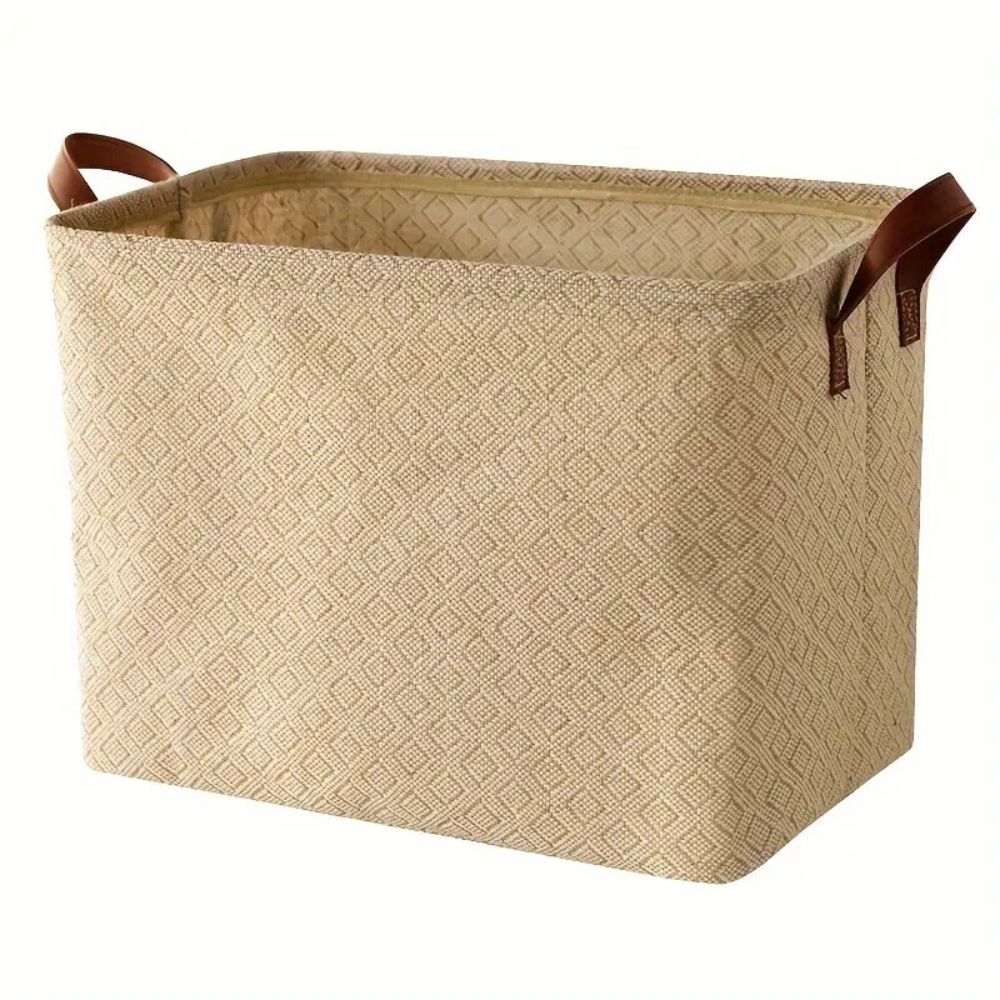 EcoNest: Fabric Storage Basket – sturdy, decorative & perfect for shelves & small spaces