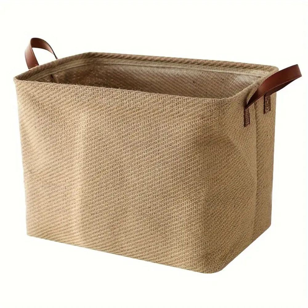 EcoNest: Fabric Storage Basket – sturdy, decorative & perfect for shelves & small spaces