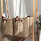 EcoNest: Fabric Storage Basket – sturdy, decorative & perfect for shelves & small spaces