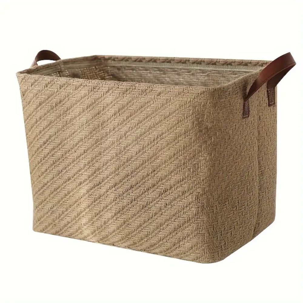 EcoNest: Fabric Storage Basket – sturdy, decorative & perfect for shelves & small spaces