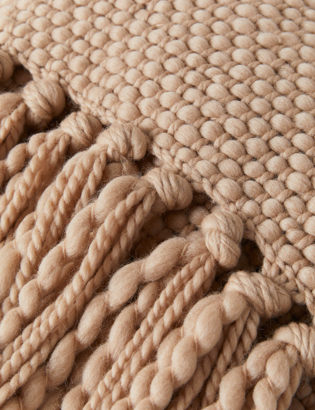 Olea Handwoven Throw | Chunky Knit, Artisan-Made in Argentina