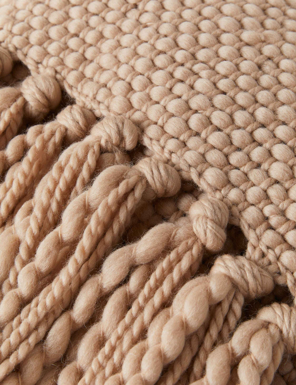 Olea Handwoven Throw | Chunky Knit, Artisan-Made in Argentina