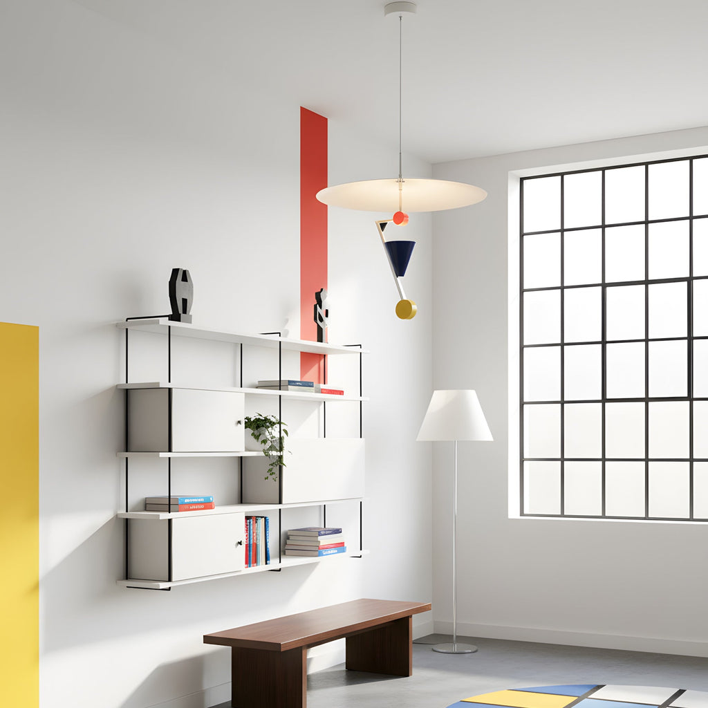 Olle Halo Disc & Cone Pendant Lamp