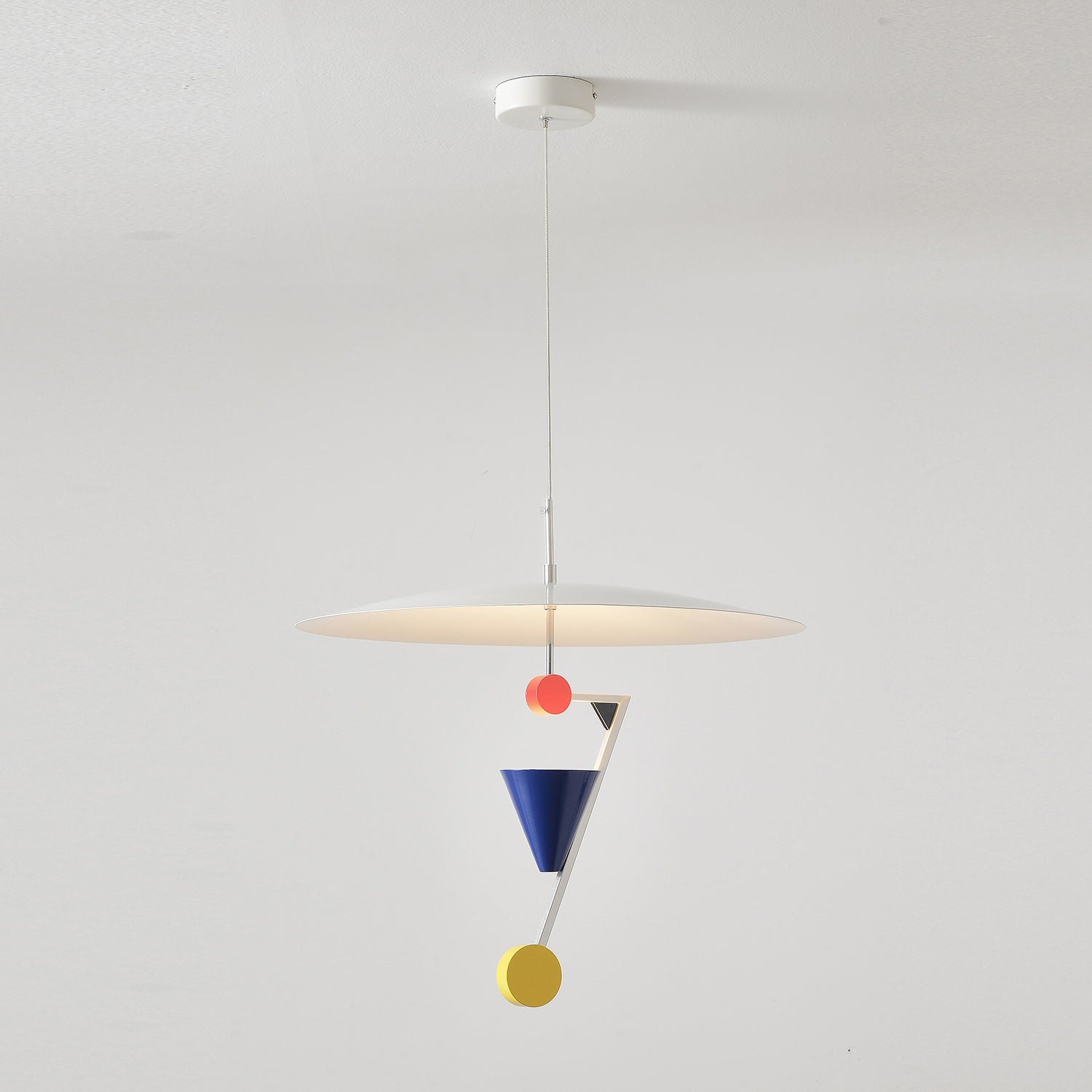 Olle Halo Disc & Cone Pendant Lamp