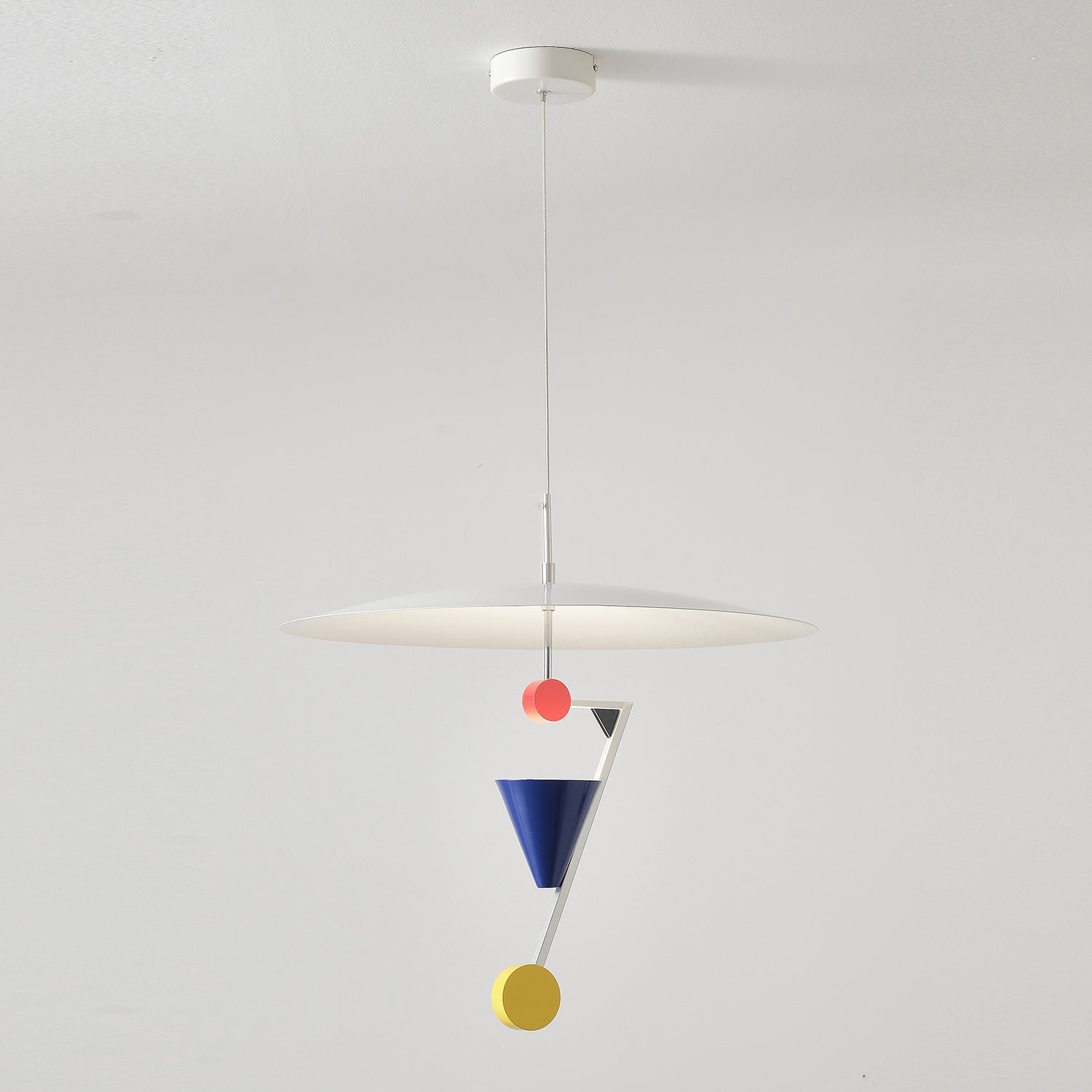 Olle Halo Disc & Cone Pendant Lamp