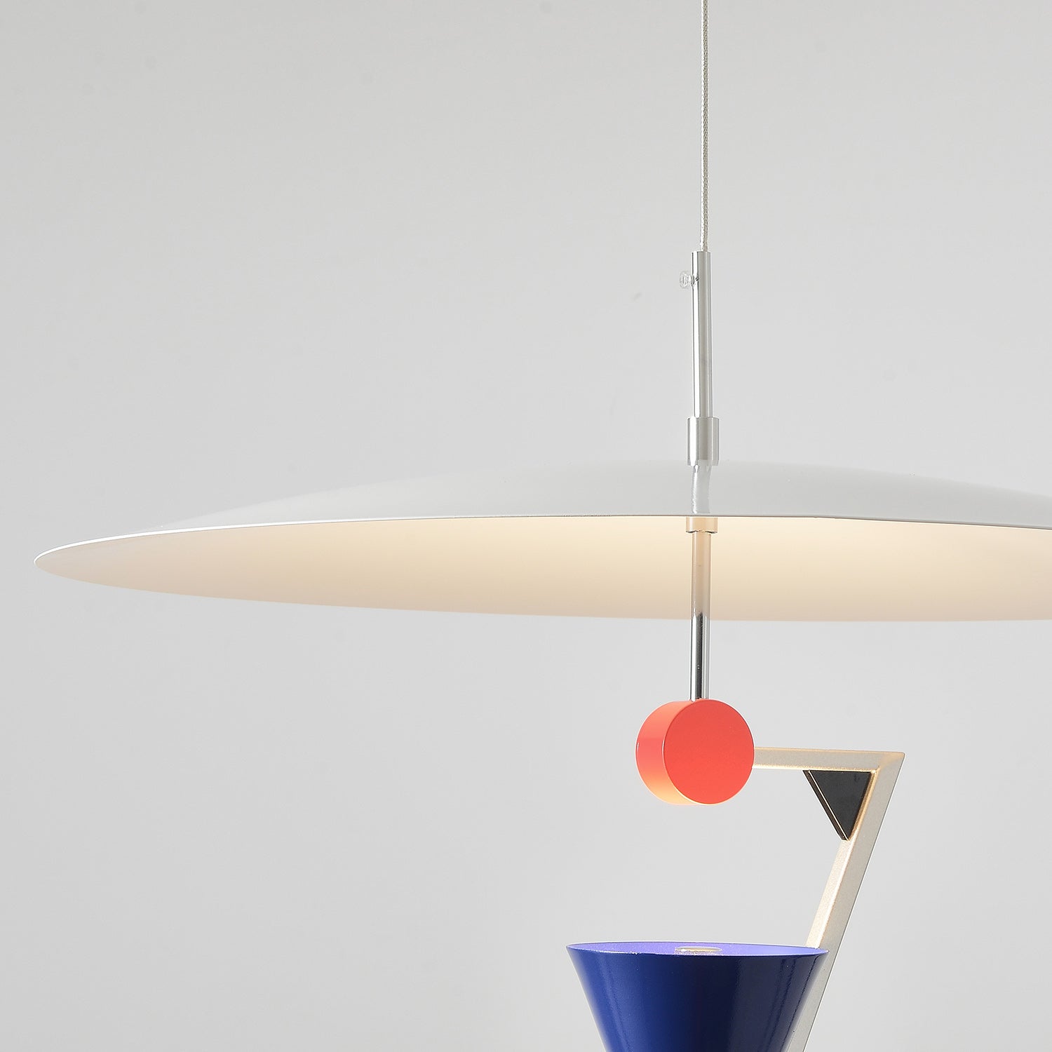 Olle Halo Disc & Cone Pendant Lamp