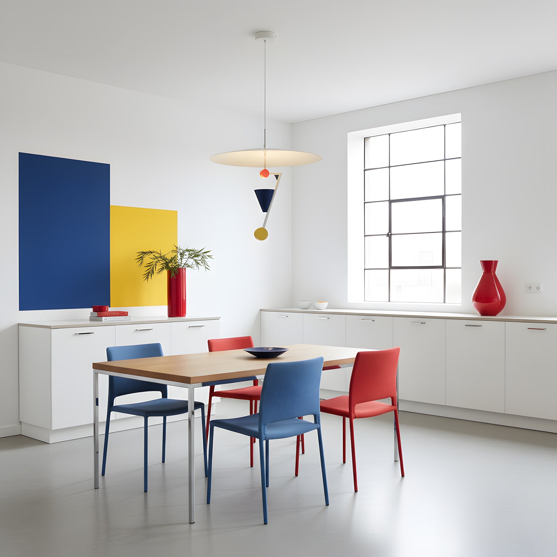 Olle Halo Disc & Cone Pendant Lamp