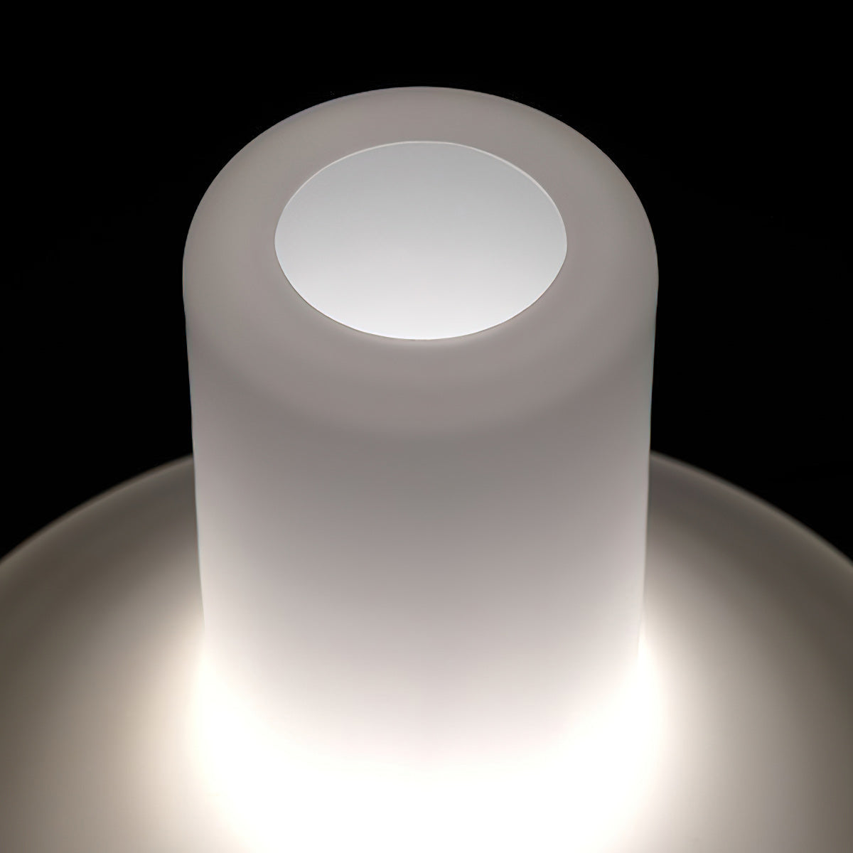 Olly Hat-Shade Glass Wall Sconce