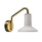 Olly Hat-Shade Glass Wall Sconce