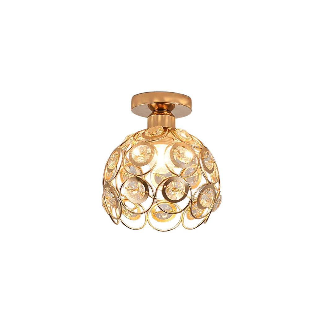 Bela Ceiling Lamp | Compact Crystal Light Pattern