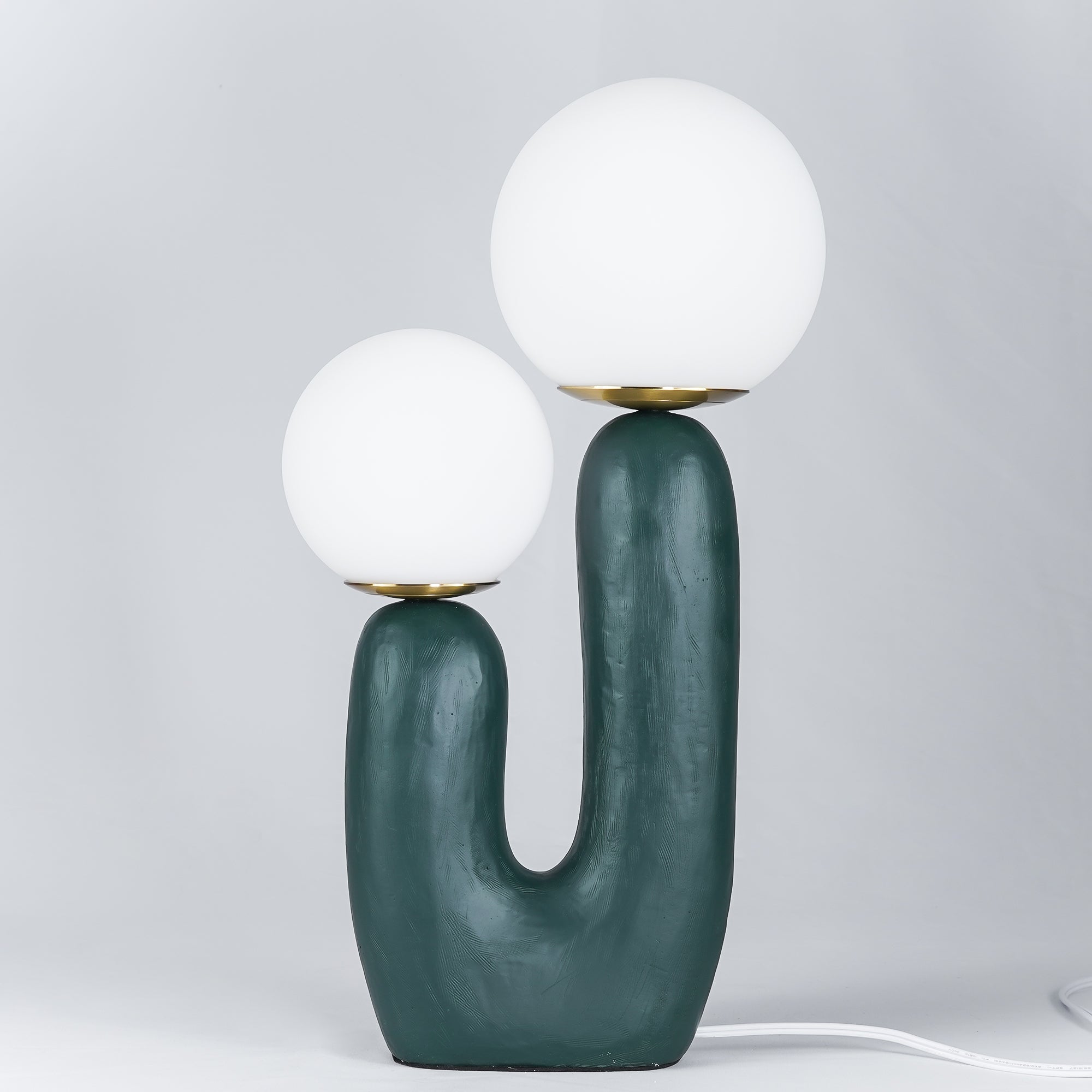 Oo Rough Cactus Twin-Globe Table Lamp