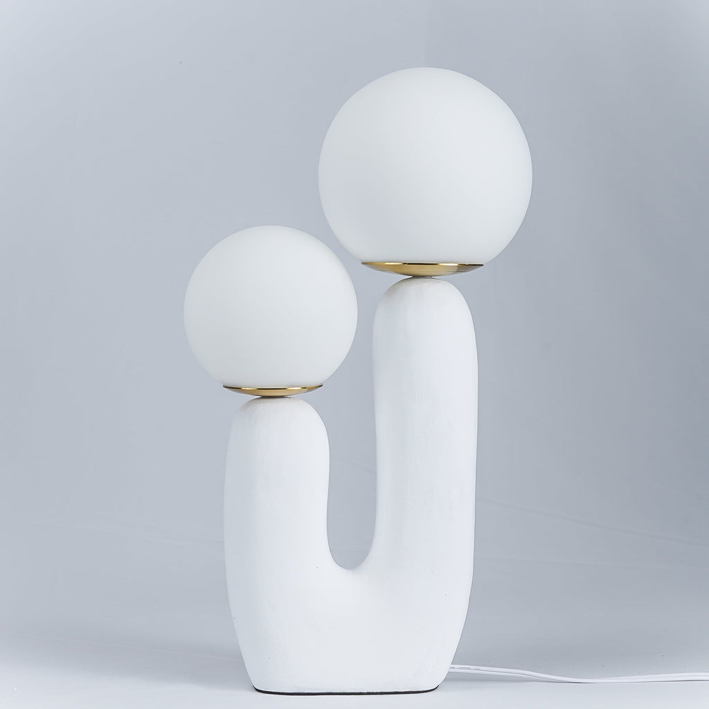 Oo Rough Cactus Twin-Globe Table Lamp