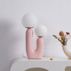 Oo Rough Cactus Twin-Globe Table Lamp