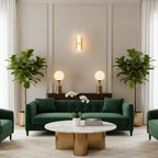 Opera Scandinavian Glass Wall Sconce