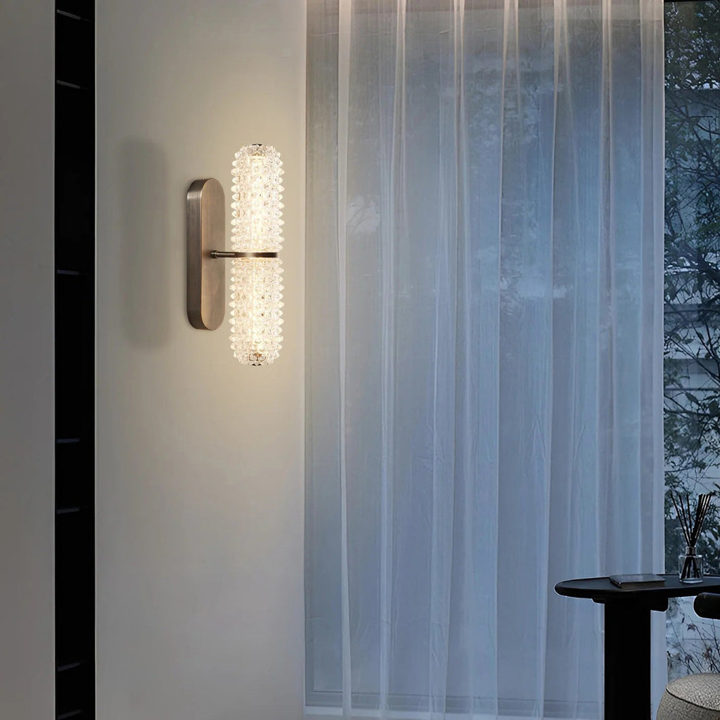 Opera Scandinavian Glass Wall Sconce