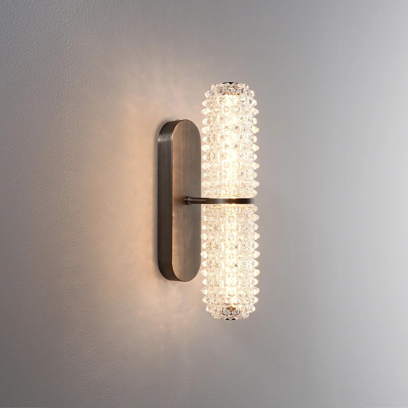 Opera Scandinavian Glass Wall Sconce