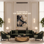 Opera Scandinavian Glass Wall Sconce
