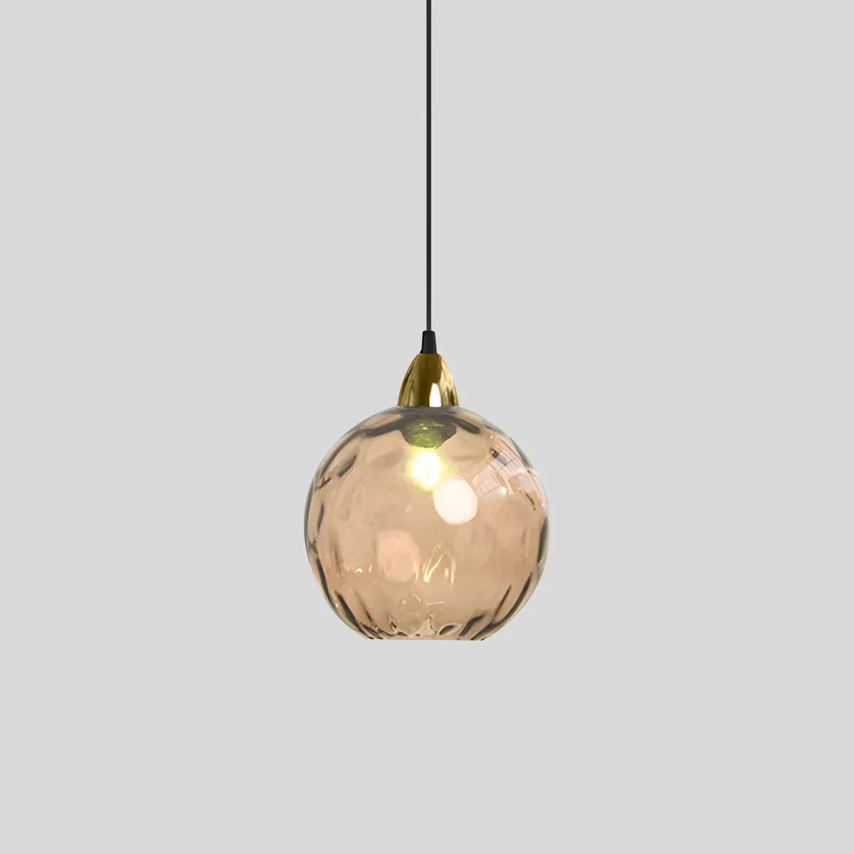 Luma Droplet Pendant Light | Elegant Glass Design, Warm 3000K Light