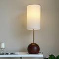 Virello – Wooden Spherical Table Lamp with Simple Design