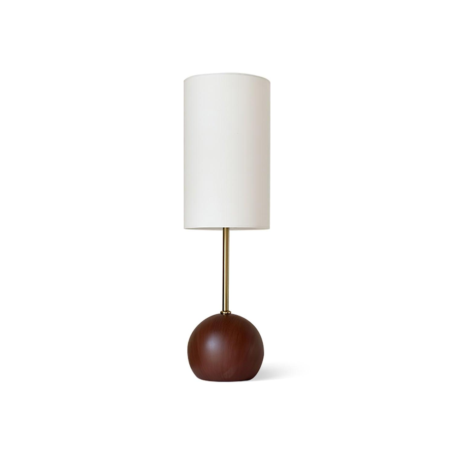 Virello – Wooden Spherical Table Lamp with Simple Design