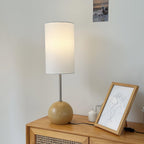 Virello – Wooden Spherical Table Lamp with Simple Design