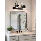 Orbiter Double Dome Brass Gooseneck Sconce
