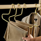 OrdnungSlim: Metal Hangers in Minimalist Design – Robust, Space-Saving & Versatile for Clothing (Set of 5)