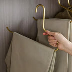 OrdnungSlim: Metal Hangers in Minimalist Design – Robust, Space-Saving & Versatile for Clothing (Set of 5)