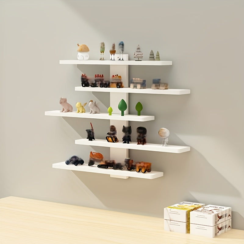 OrderStyle: Modern Wall Shelves – Durable, Space-Saving & Hanging for Office Supplies & Collectibles in the Bedroom