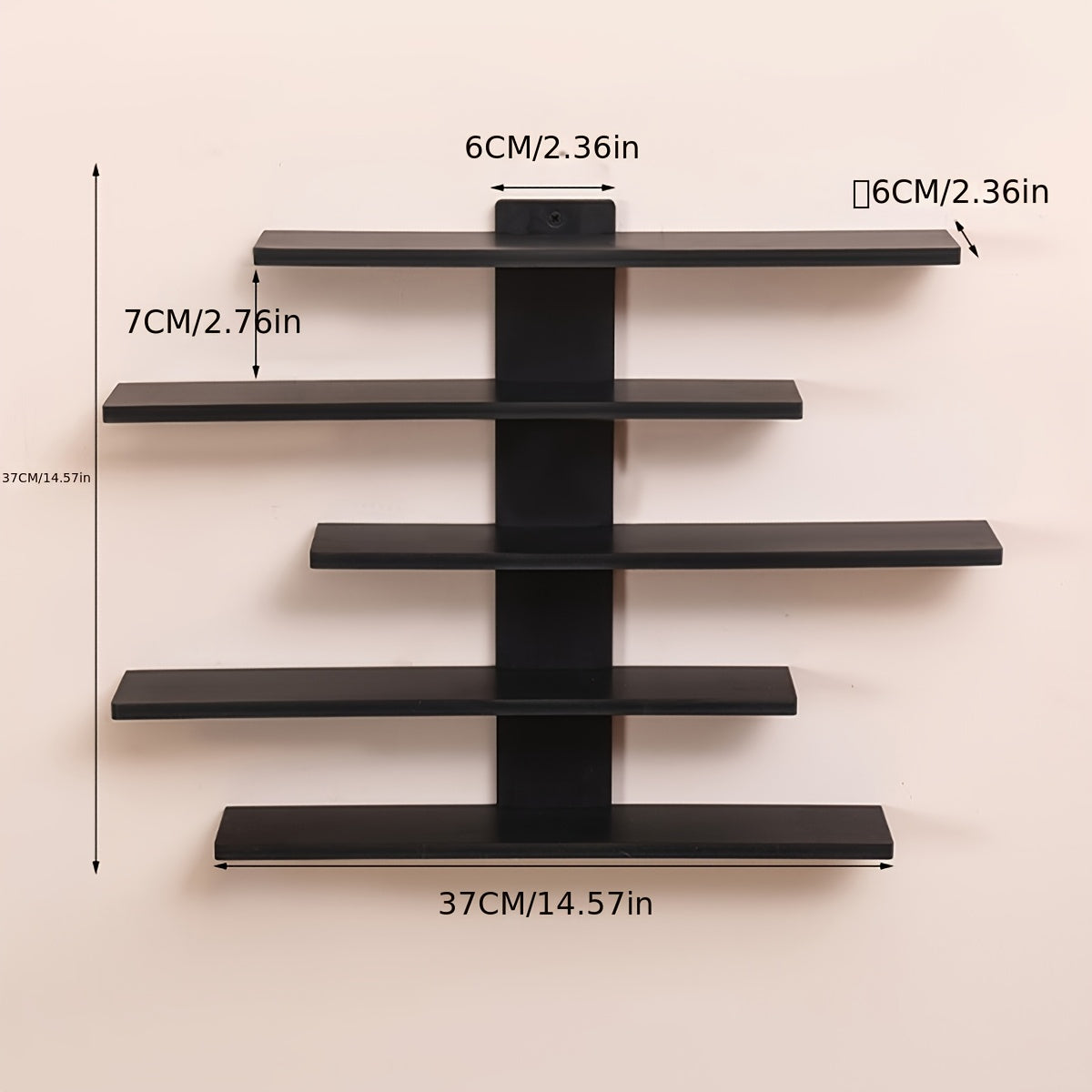 OrderStyle: Modern Wall Shelves – Durable, Space-Saving & Hanging for Office Supplies & Collectibles in the Bedroom