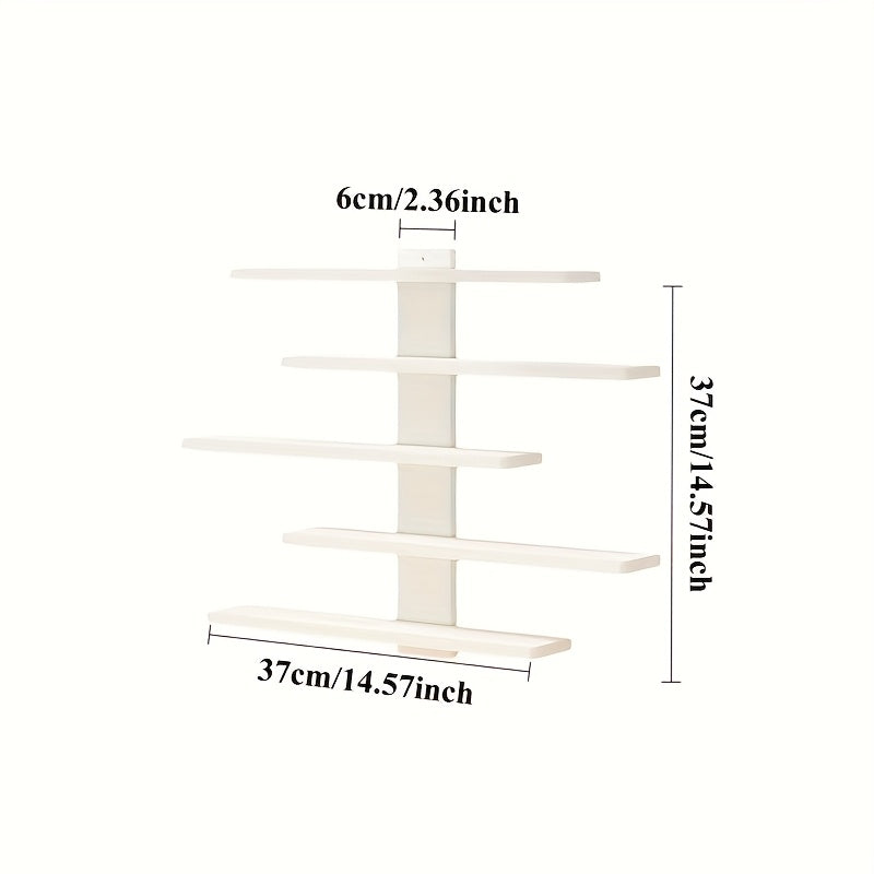 OrderStyle: Modern Wall Shelves – Durable, Space-Saving & Hanging for Office Supplies & Collectibles in the Bedroom