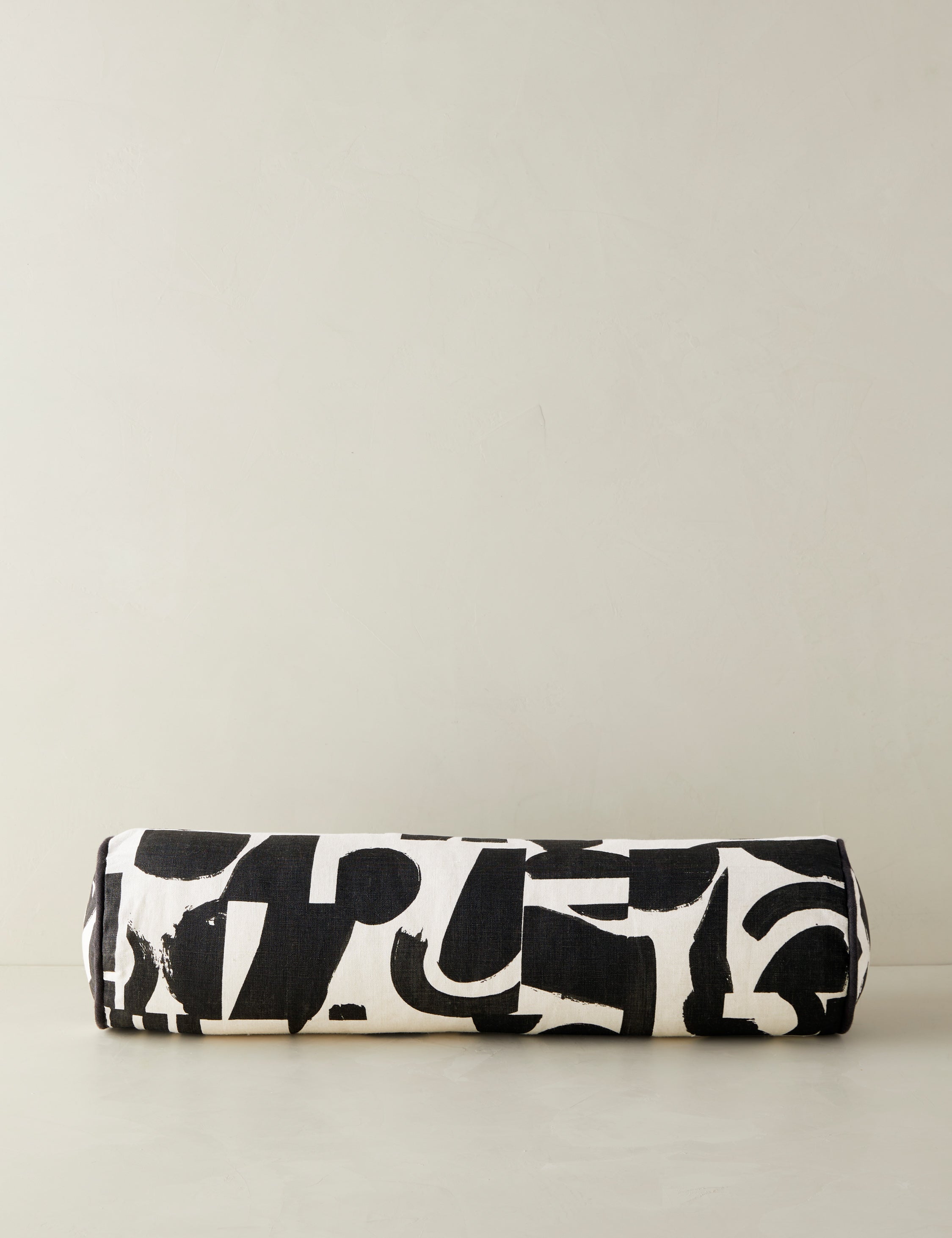 Bello Bolster Pillow | Organic Shapes, Linen