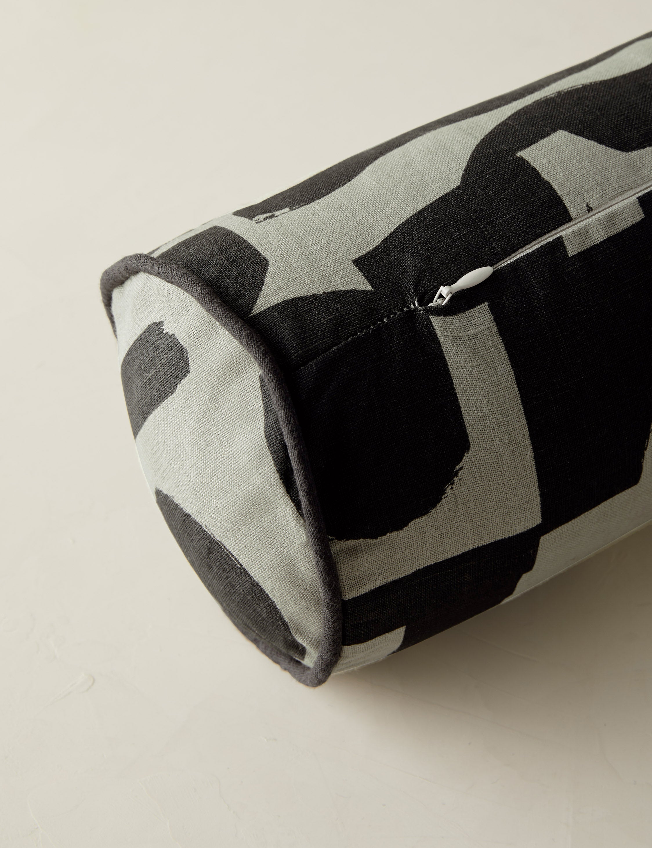 Bello Bolster Pillow | Organic Shapes, Linen