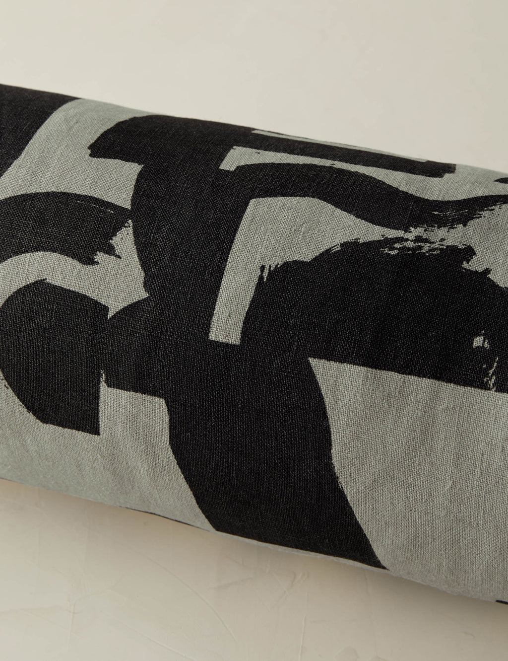 Bello Bolster Pillow | Organic Shapes, Linen