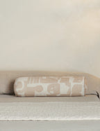 Bello Bolster Pillow | Organic Shapes, Linen