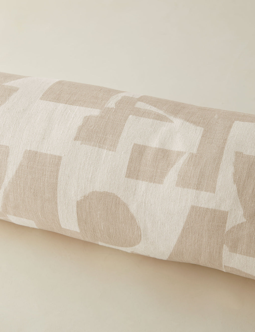 Bello Bolster Pillow | Organic Shapes, Linen