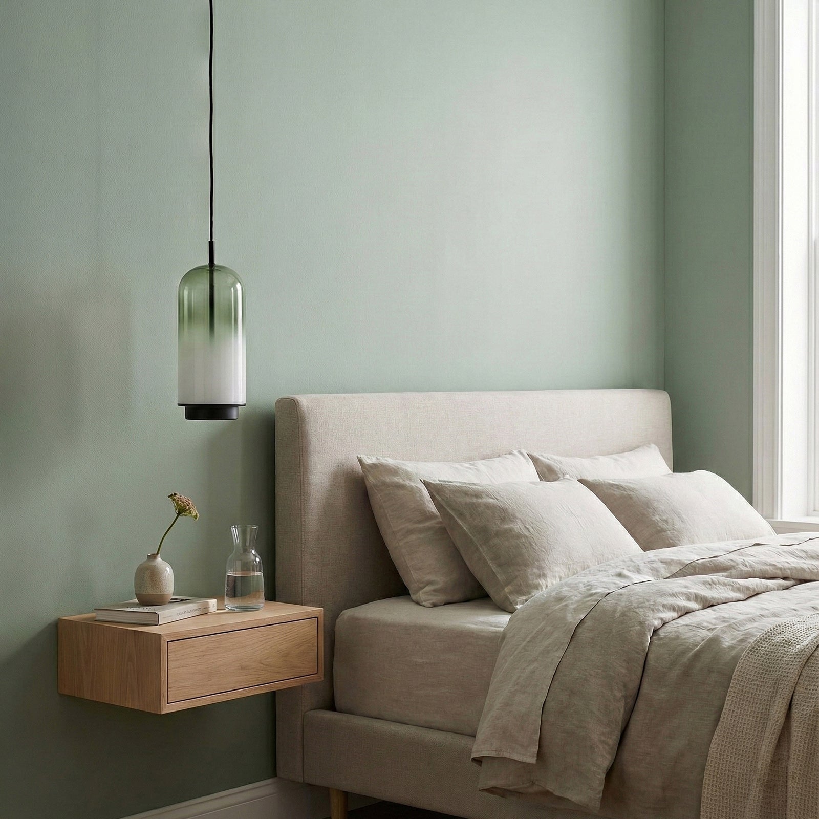 Oria Hand-Blown Gradient Glass Pendant Lamp