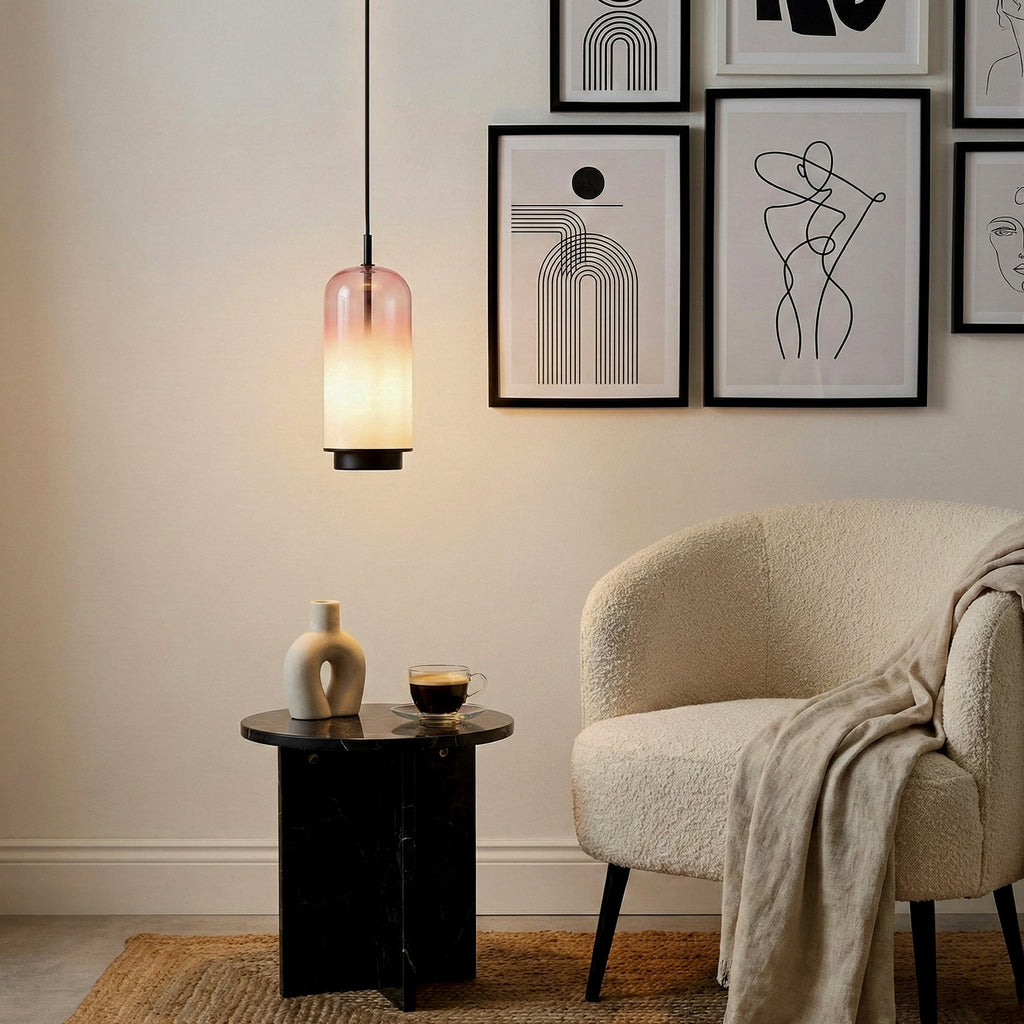 Oria Hand-Blown Gradient Glass Pendant Lamp