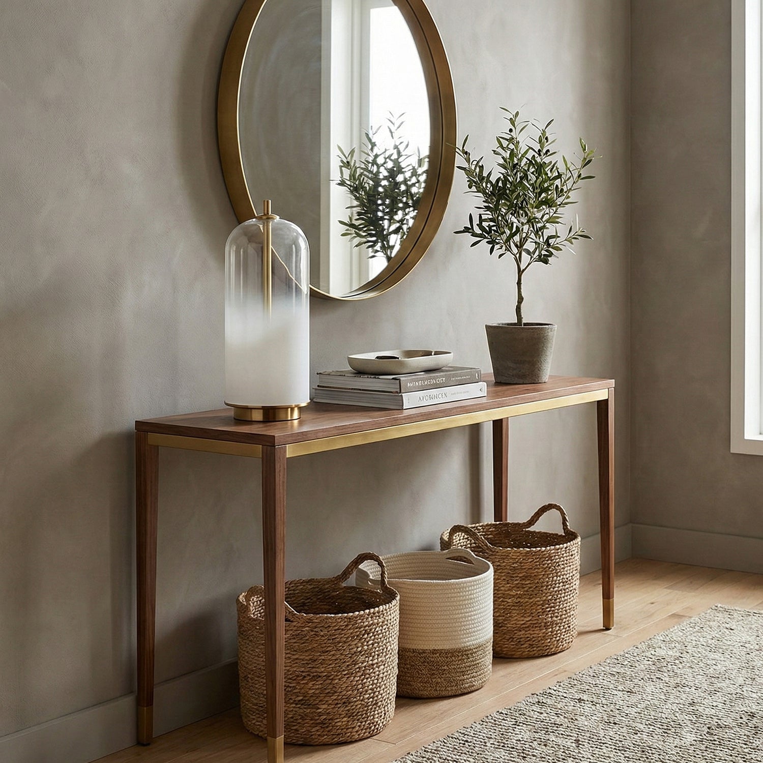 Oria Touchless Gradient Glass Table Lamp