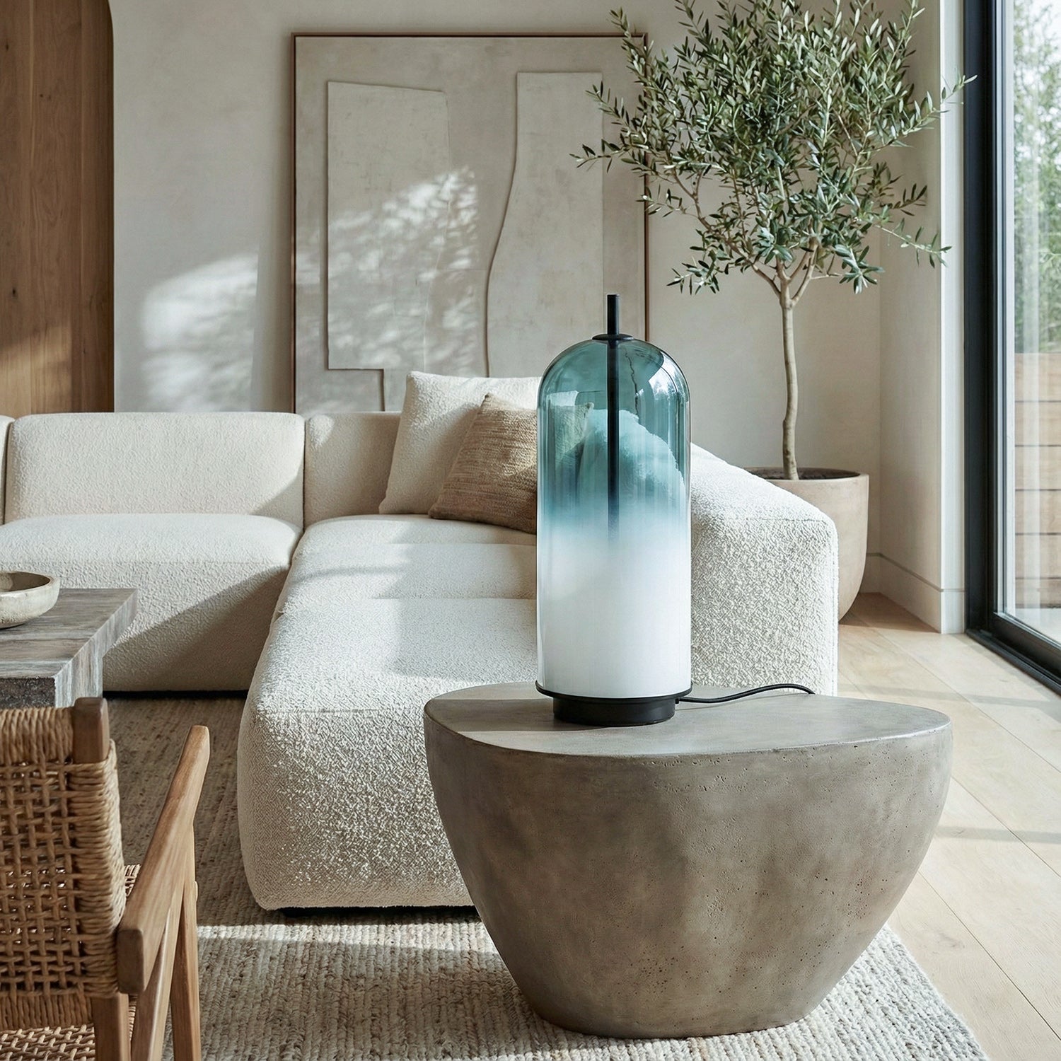 Oria Touchless Gradient Glass Table Lamp