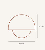 Luna LED Wall Light | Elegant Design, Indoor/Outdoor Use