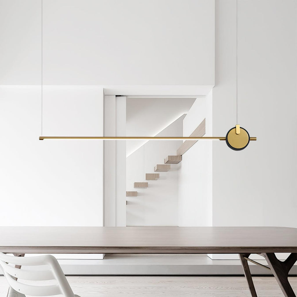 Modern Orion Minimalist Strip Chandelier