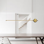 Modern Orion Minimalist Strip Chandelier