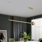 Modern Orion Minimalist Strip Chandelier