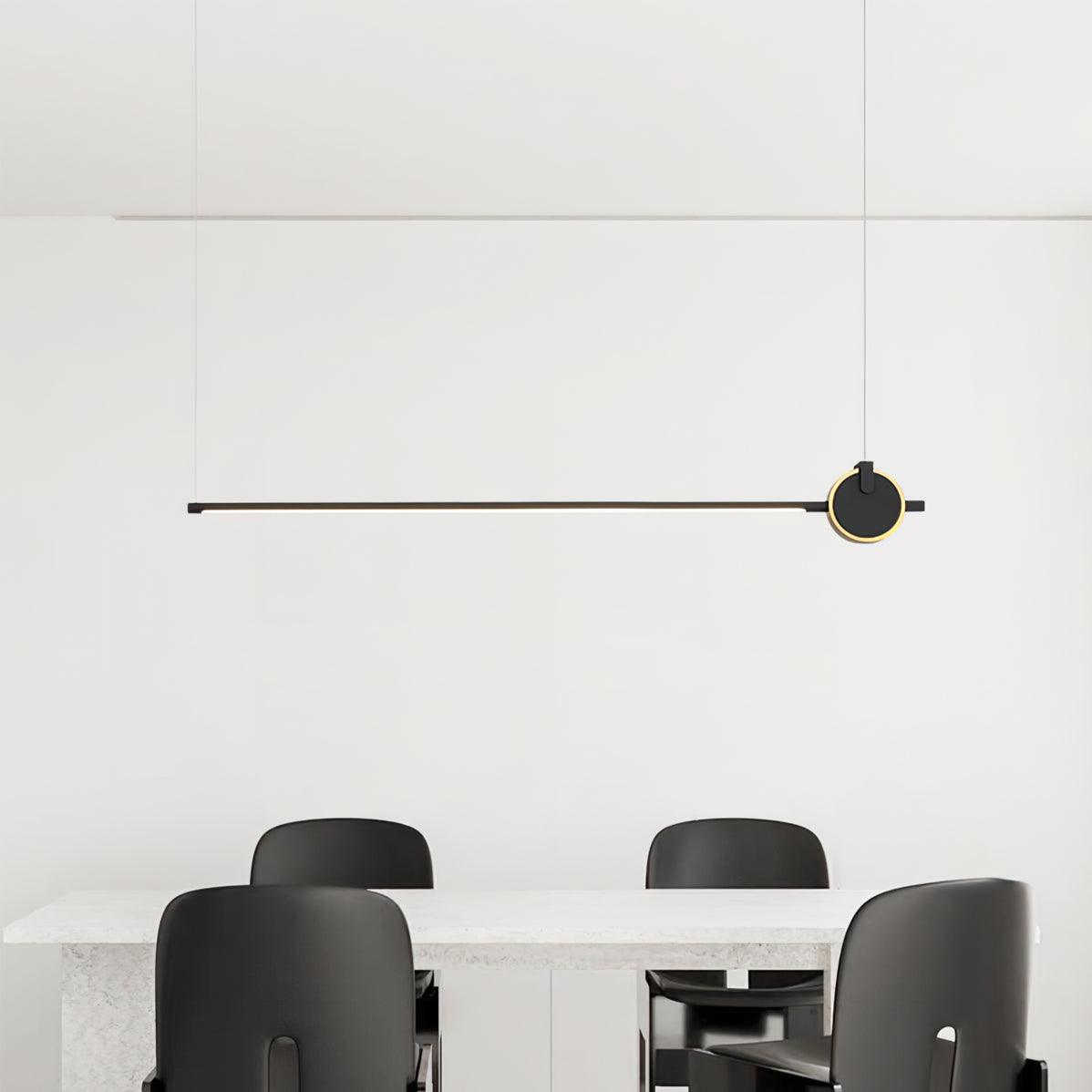 Modern Orion Minimalist Strip Chandelier